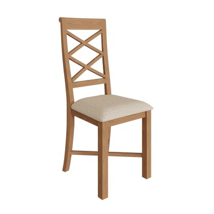 Coastal Double Cross Back Chair