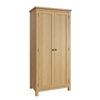 Hastings 2 Door Full Hanging Wardrobe in Oak