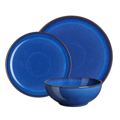 Denby Imperial Blue 12 Piece Coupe Set Denby Imperial Blue 12 Piece Coupe Set