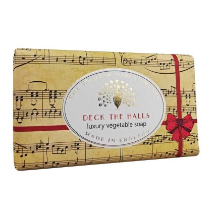 English Soap Company Deck The Halls (Mulled Wine) Wrapped Soap