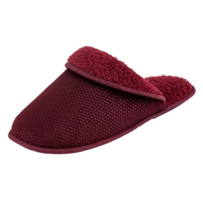 Totes Spot Velour Mule w/cuff