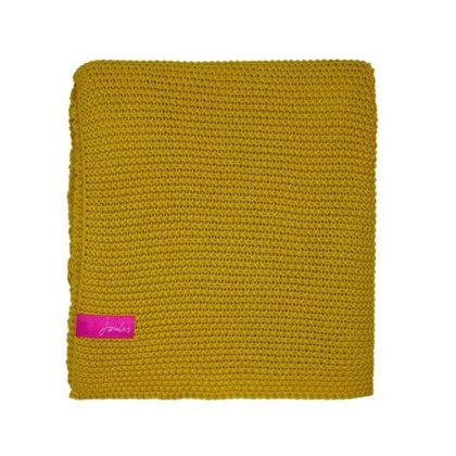 Joules Moss Stich Gold Throw