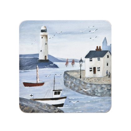 Denby Coastal Lighthouse Coasters X6