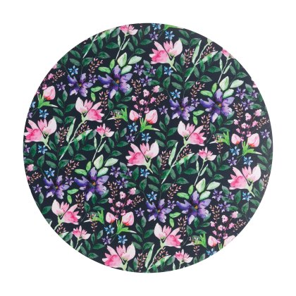 Denby Dark Floral Round Placemats X6