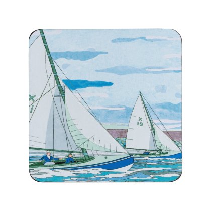 Denby Sailing Coasters X6