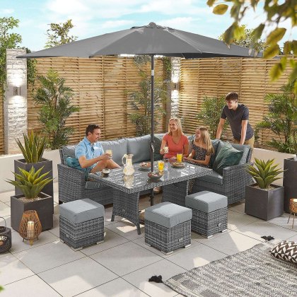 Cambridge Right-Hand Facing Corner Dining Set
