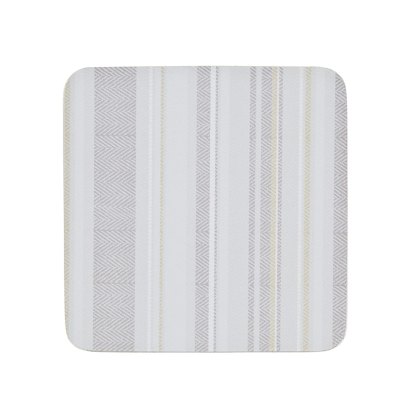 Denby Cream Stripe Coasters Set 6 Denby Cream Stripe Coasters Set 6