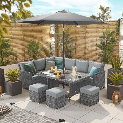 Cambridge Left-Hand Facing Corner Dining Set