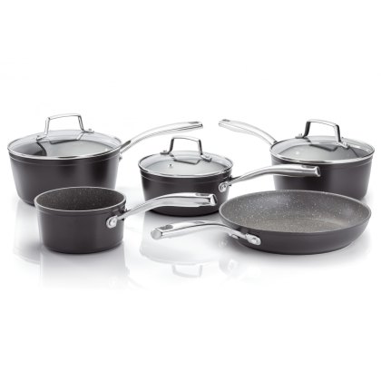 Stellar Rocktanium 5 Piece Saucepan Set Stellar Rocktanium 5 Piece Saucepan Set