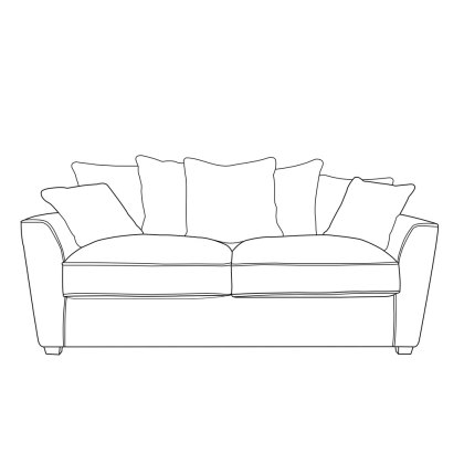 Fantasia 3 Seater Sofa