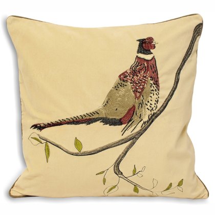 Hunter Pheasant Natural 45x45 Cushion