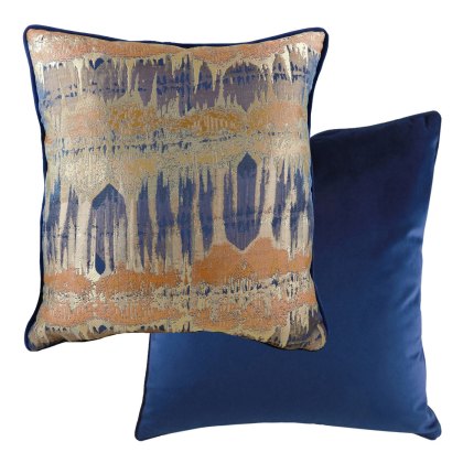 Evans Lichfield Inca Royal Cushion 43x43cm