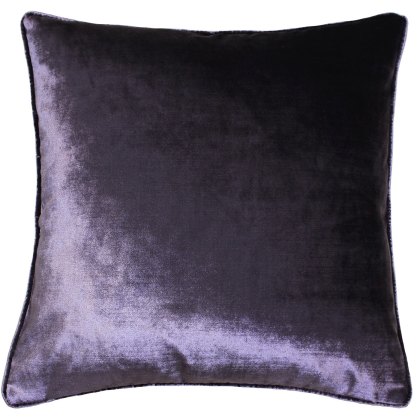 Luxe Velvet Cushion Poly Filled Grape 55x55