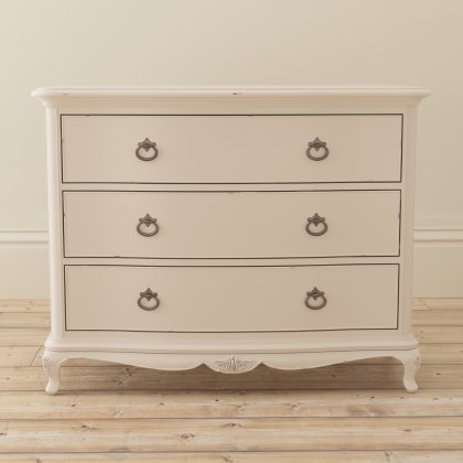 Willis & Gambier Ivory Bedroom 3 Drawer Low Chest Willis & Gambier Ivory Bedroom 3 Drawer Low Chest