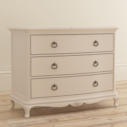 Willis & Gambier Ivory Bedroom 3 Drawer Low Chest