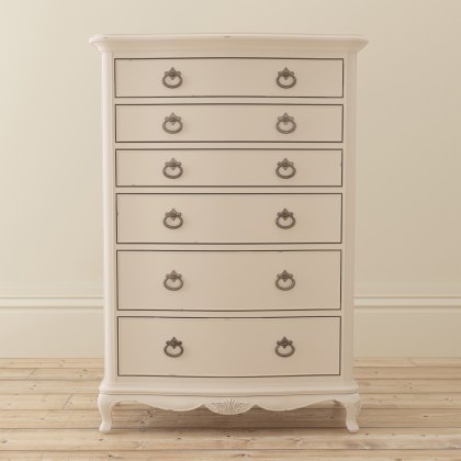 Willis & Gambier Ivory Bedroom 6 Drawer Chest