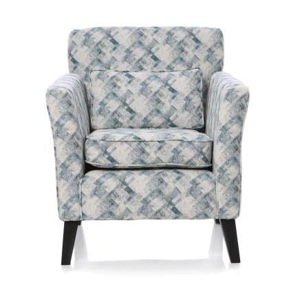 Milford Accent Chair in Rombotex Teal