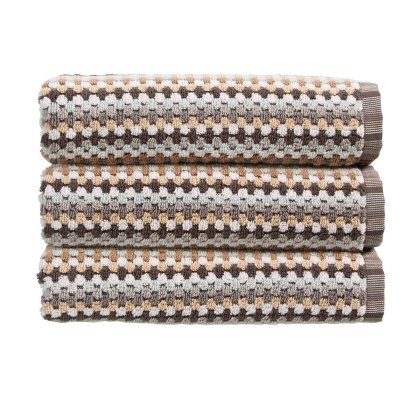 Christy Carnaby Stripe Towel Neutral