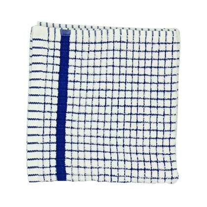 Hanging Dish Towel, Kitchen Towel, Hand Towel With Header and Loop, Teal  White Plaid and Stripes Towel, 