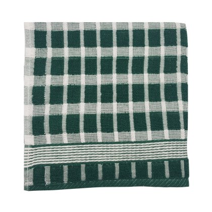 D W Bond Brecon Tea Towel Forest Green