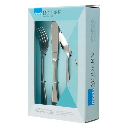 Amefa Sure Modern 24 Piece Cutlery Set Amefa Sure Modern 24 Piece Cutlery Set