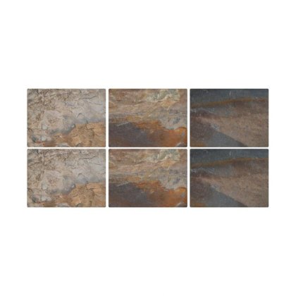 Pimpernel Earth Slate Placemats X 6