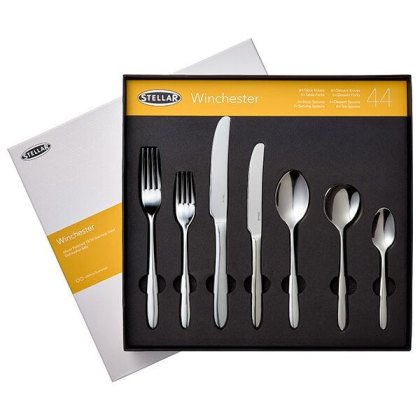 Stellar Winchester 44 Piece Cutlery Set