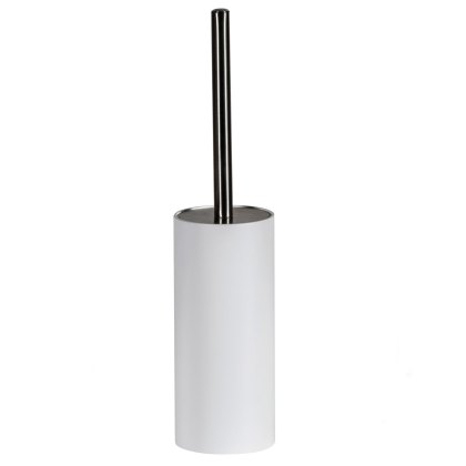 Alto White Toilet Brush & Holder