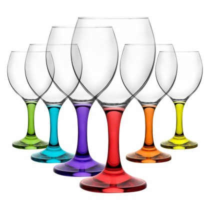 Simply Home Set of 6 Misket Wine Glasses