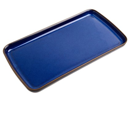 Denby Imperial Blue Small Rectangular Platter Denby Imperial Blue Small Rectangular Platter