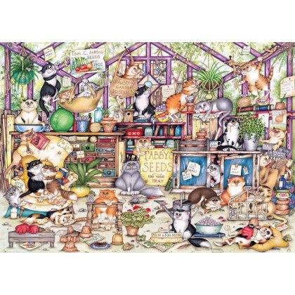 Gibsons Gertys Garden Retreat 1000pc Puzzle