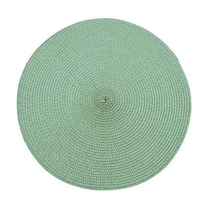 Walton & Co Circular Ribbed Placemat Sage Walton & Co Circular Ribbed Placemat Sage