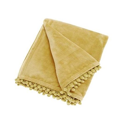Walton & Co Cashmere Touch Throw Saffron Walton & Co Cashmere Touch Throw Saffron