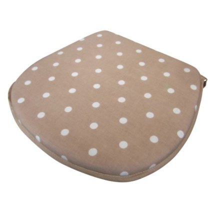 Spotty Natural Seat Pad