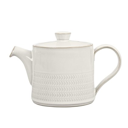 Denby Natural Canvas Textured Teapot