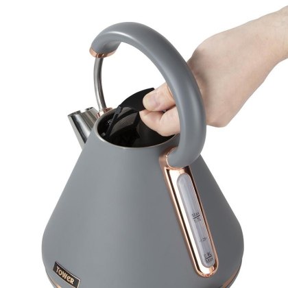 Tower Cavaletto Pyramid Kettle 1.7L Grey
