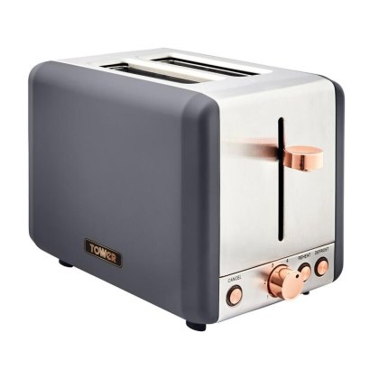 Tower Cavaletto 2 Slice Toaster Grey