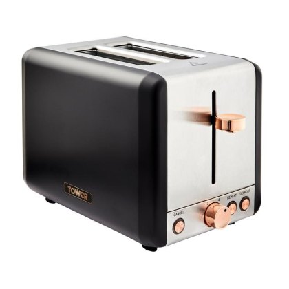 Tower Cavaletto 2 Slice Toaster Black