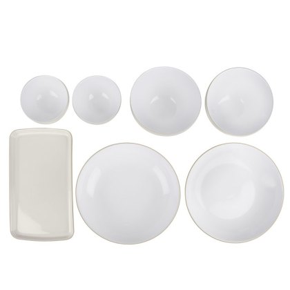 Denby Natural Canvas 7 Piece Takeaway Set