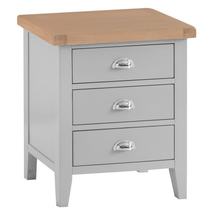 Tenby Grey Extra Large Bedside Table
