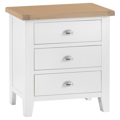 Tenby Off White 3 Drawer Chest