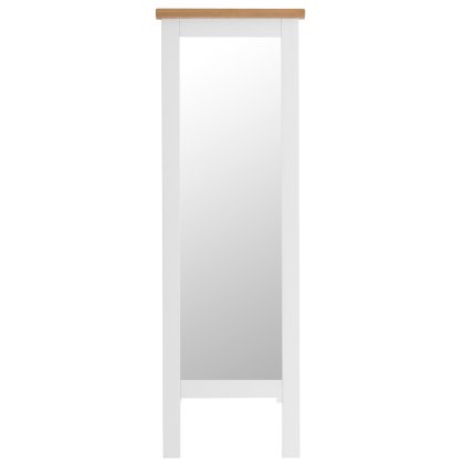 Tenby Off White Cheval Mirror