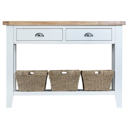 Tenby Large Console Table Off White