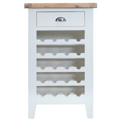 Tenby Wine Cabinet Off White