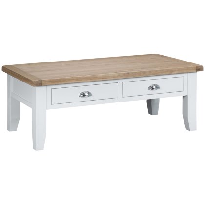 Tenby Large Coffee Table Off White