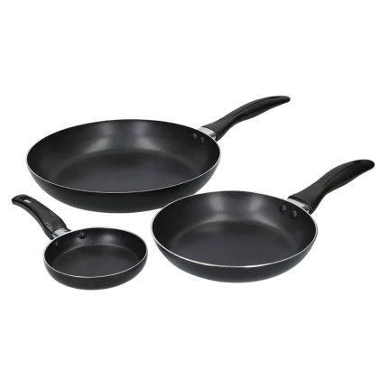 Non Stick 3 Piece 12, 20 & 28cm Frying Pans Non Stick 3 Piece 12, 20 & 28cm Frying Pans