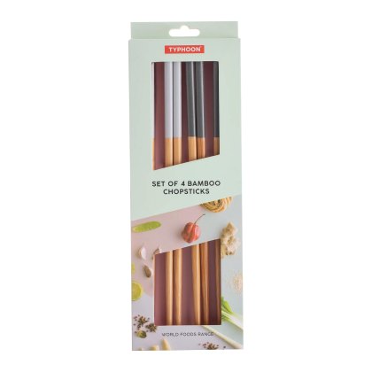 World foods Set of 4 chopsticks