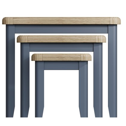 Heritage Blue Nest of 3 Tables