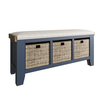 Heritage Blue Hall Bench