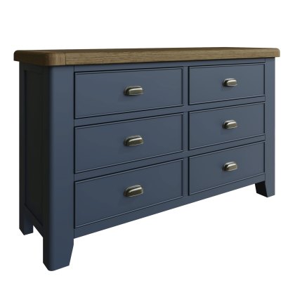 Heritage Blue 6 Drawer Chest